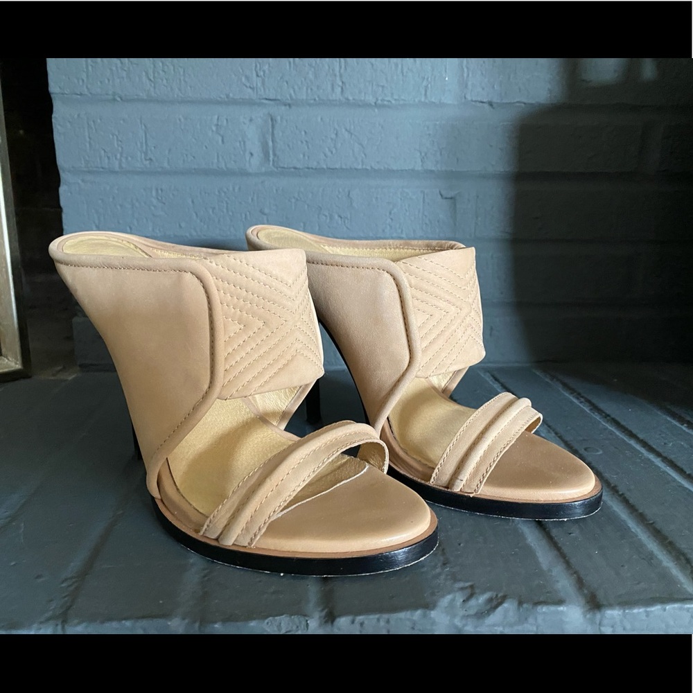 L.A.M.B. Leather Heels